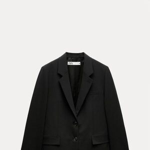 ZARA WOMAN COLLECTION Full cut blazer made with wool